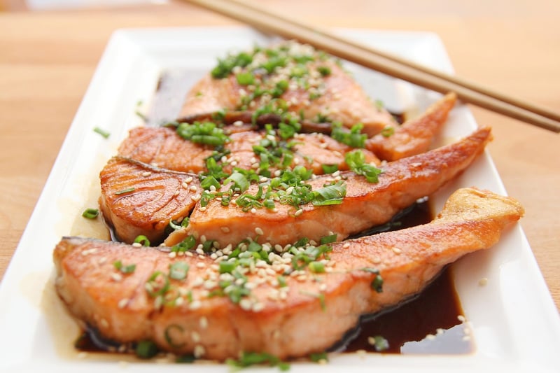 Grilled Salmon with Vegetables